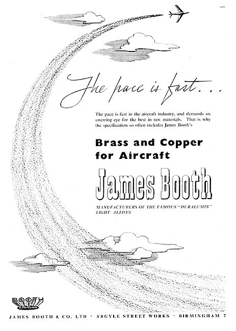 James Booth Duralumin, Brass & Copper                            