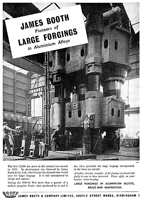 James Booth Aluminium Alloys - Large Forgings                    