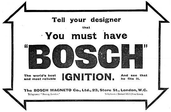 Bosch Magnetos                                                   