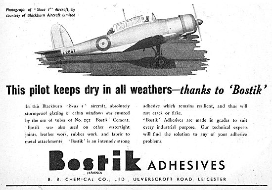 Bostik Sealants & Adhesives For The Aircraft Industry            