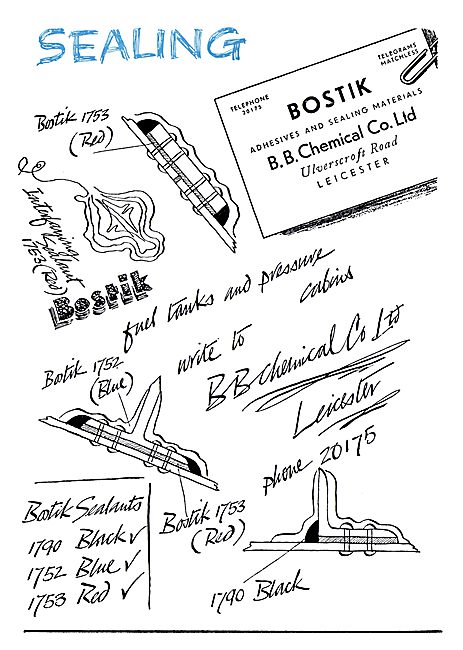 Bostik Aviation Sealants & Adhesives                             