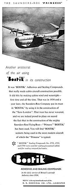 Bostik Aviation Sealants & Adhesives - SARO Princess             