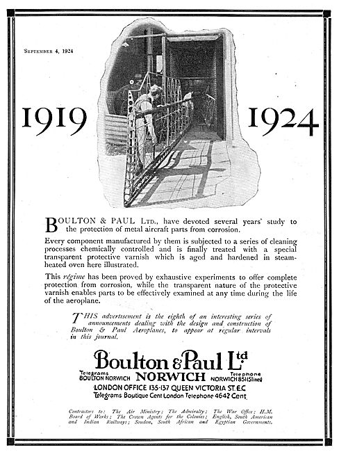 Boulton & Paul Metal Aircraft                                    