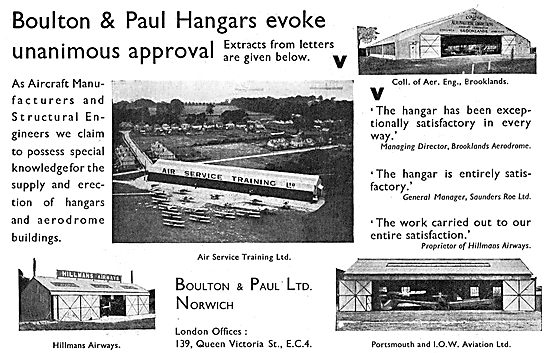 Boulton Paul Hangars                                             