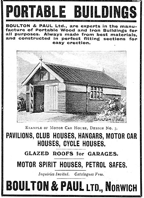 Boulton & Paul - Portable Buildings                              