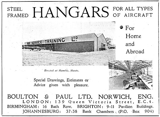 Boulton & Paul - Aircraft Hangars : AST Hamble                   