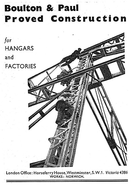 Boulton & Paul - Designers & Constructors Of Hangars & Factories 