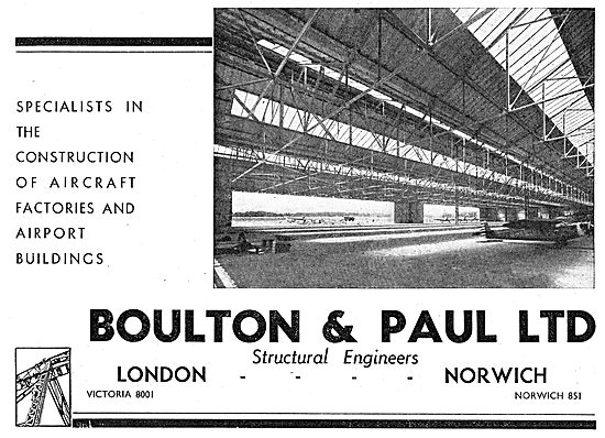Boulton & Paul - Aircraft Hangars & Airport Buildings            