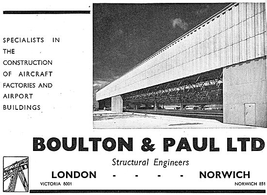 Boulton & Paul - Aircraft Hangars & Factory Buildings            