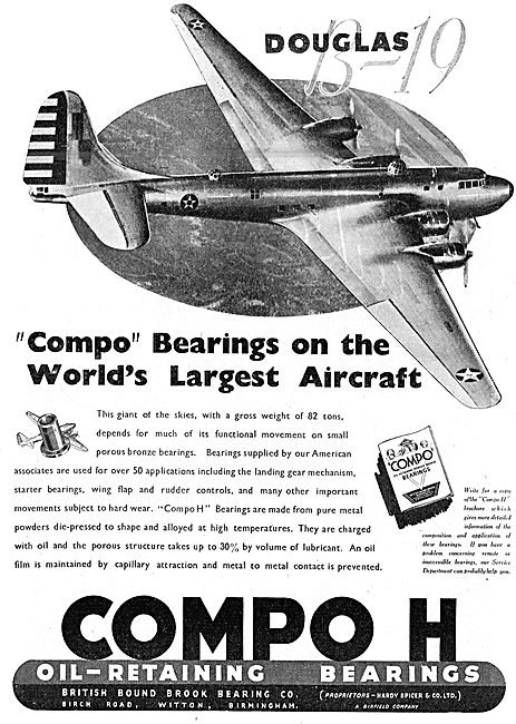 British Bound Brook COMPO H Bearings                             