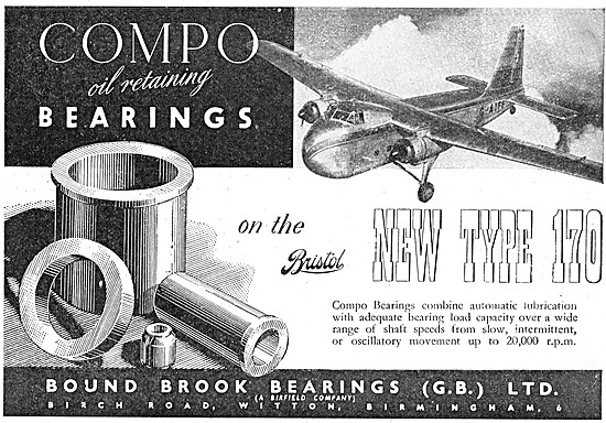 British Bound Brook COMPO Oil Retaining Bearings                 