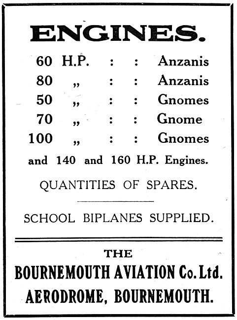  Bournemouth Aviation - School Machine Aero Engines              