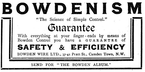 Bowden Wire Control Mechanism                                    