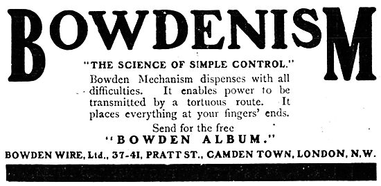 Bowden Wire Control Mechanism                                    