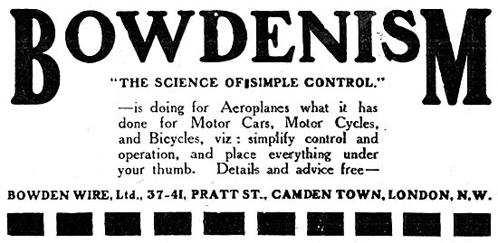 Bowden Wire Control Mechanism                                    