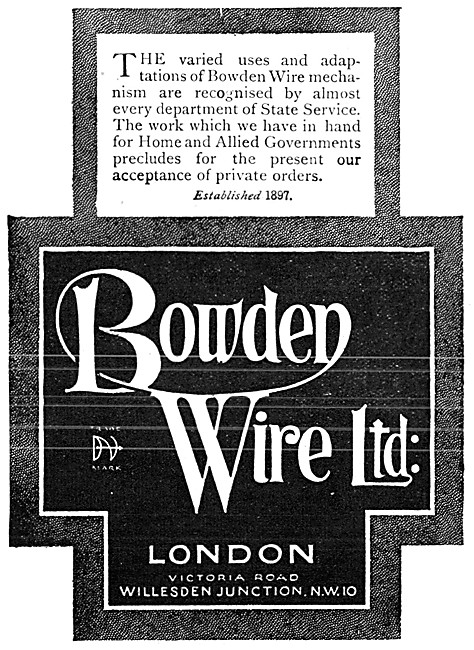 Bowden Wire Mechanism - Bowden Controls - Bowden Cable           