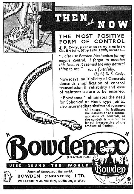 Bowden - Bowdenex Wire Control Mechanisms . Bowden Cable         