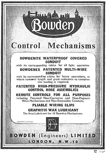 Bowden Bowdendex Patented Multi-Wire Conduit                     