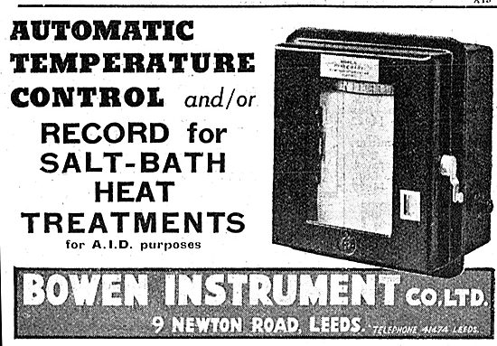 Bowen Instruments. Industrial Temperature Control Equipment      