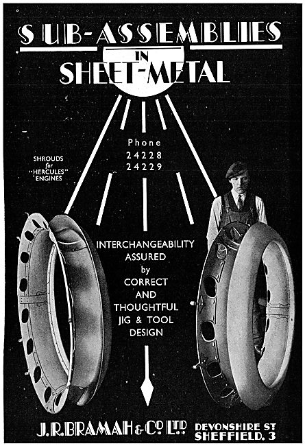 J R Bramah & Co - Sub-Assemblies For The Aircraft Industry       