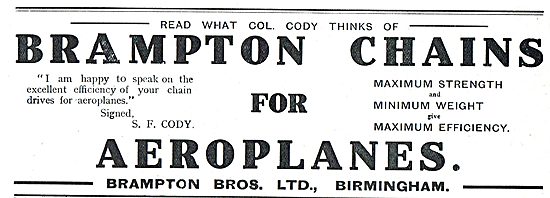 Col Cody Praises Brampton Aeroplane Chains                       