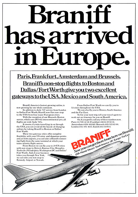 Braniff International                                            