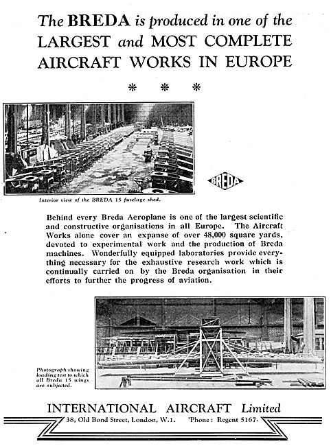 Breda 15  Aircraft Construction                                  