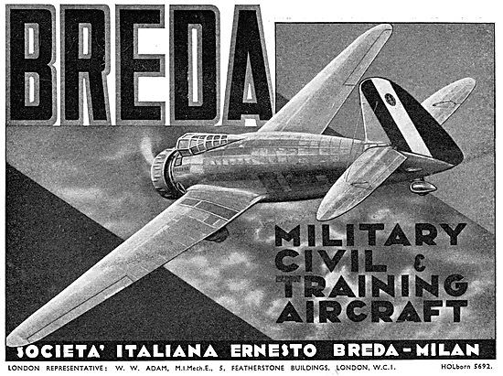 Breda Civil & Military Training Aircraft                         