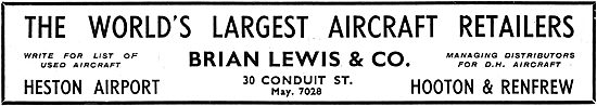 Brian Lewis & Co: The World's Largest Aircraft Retailers         