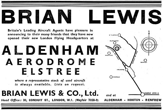 Brian Lewis & Co - Aldenham Aerodrome Elstree                    