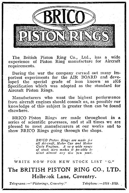 Brico Piston Rings                                               