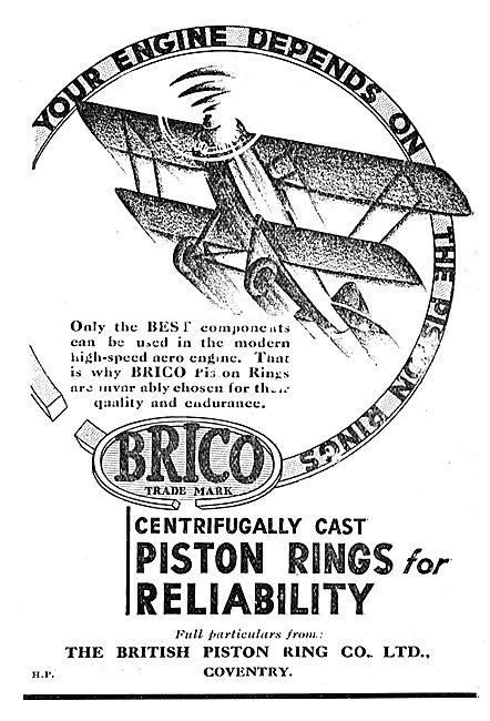 Brico Piston Rings Are Specially Designed For Aircraft Engines   