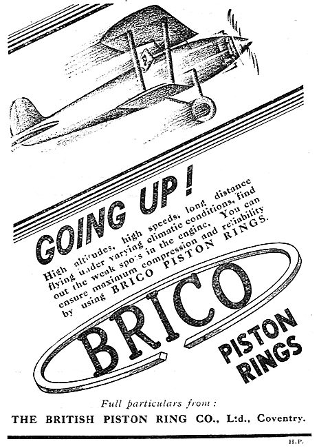 Brico Piston Rings For Aero Engines                              