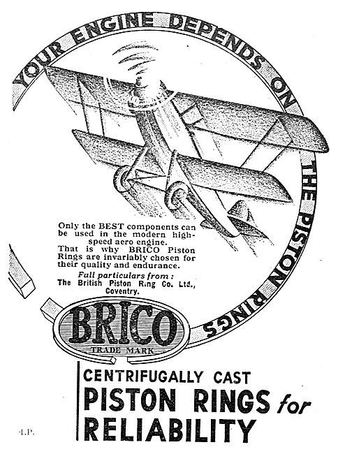 Brico Aircraft Engine Piston Rings                               