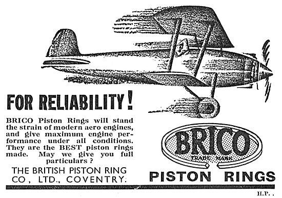 Brico Piston Rings Are Specially Designed For Aircraft Engines   