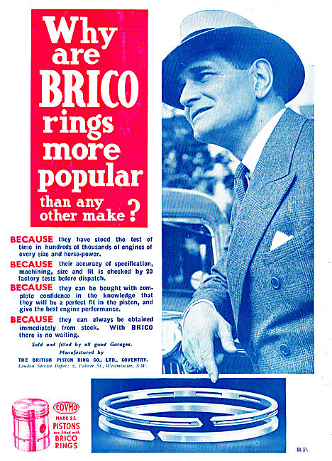 Brico Aero Engine Piston Rings                                   