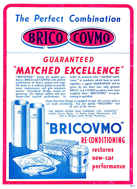 Brico Covmo - Bricovmo Piston Rings & Cylinder Liners            