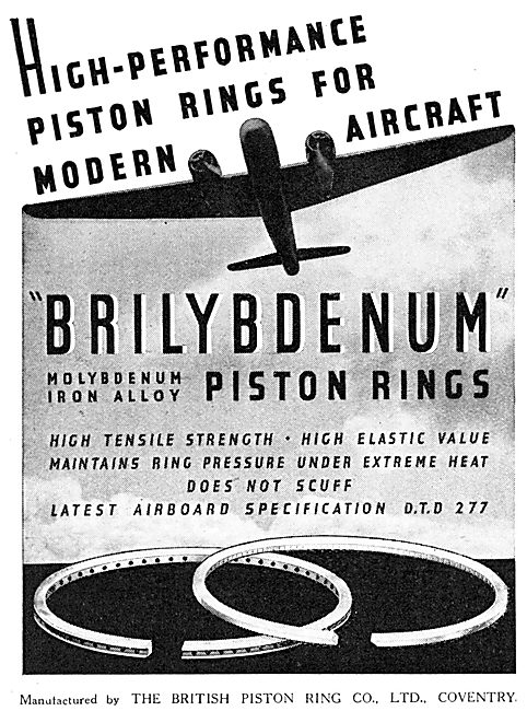 Brico Piston Rings - British Piston Ring - Brilybdenum           