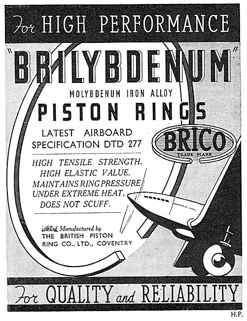 Brico - Covmo. Bricovmo Piston Rings: Brilybdenum                