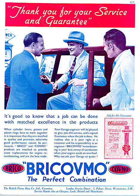 Brico - Covmo. Bricovmo Piston Rings: Brilybdenum                