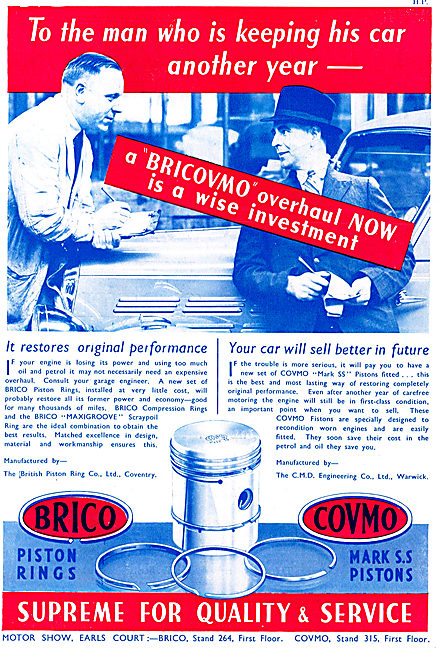 Brico - Covmo. Bricovmo Piston Rings: Brilybdenum                