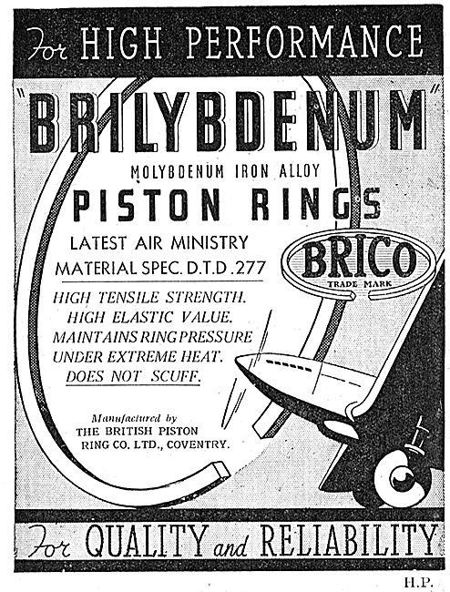 Brico Brilybdenum Piston Rings                                   