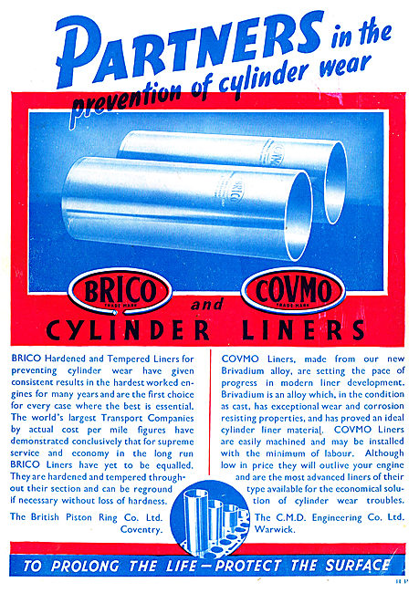 Brico Pistons,Rings & Liners - Brico Covmo                       