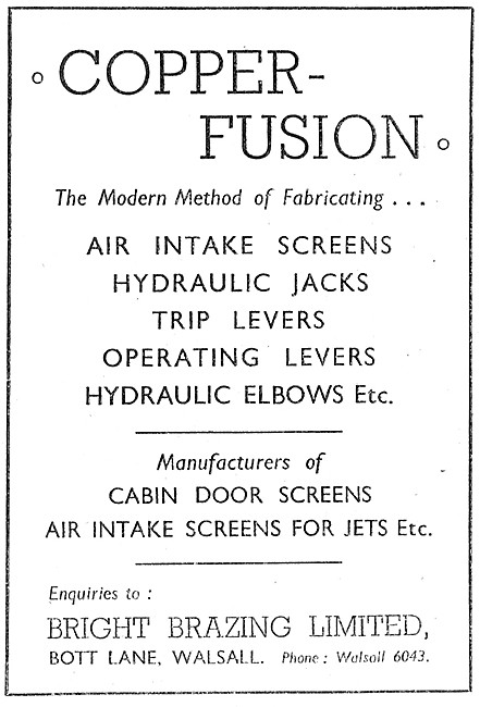 Bright Brazing  COPPER FUSION Method Of Fabrication              