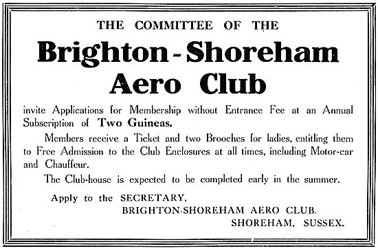 Brighton Shoreham Aerodrome                                      