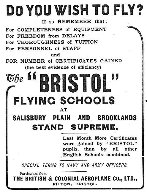 Bristol Flying Schools                                           