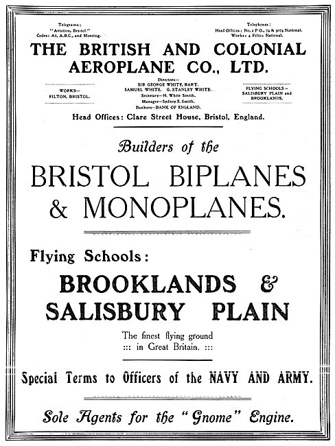 Bristol Biplanes & Monoplanes                                    