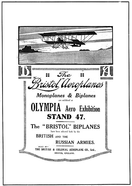 Bristol Monoplanes 1911 :  Bristol Biplanes 1911                 