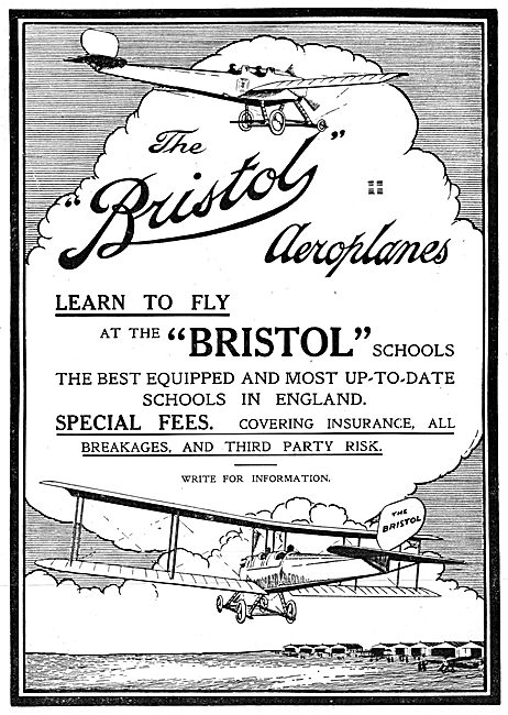 Bristol Aeroplanes - Bristol Flying Schools                      