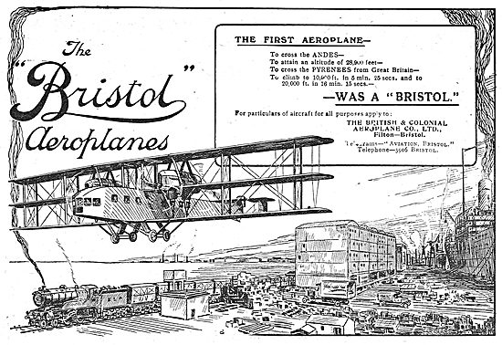 The First Aeroplane To Cross The Andes Was A Bristol             